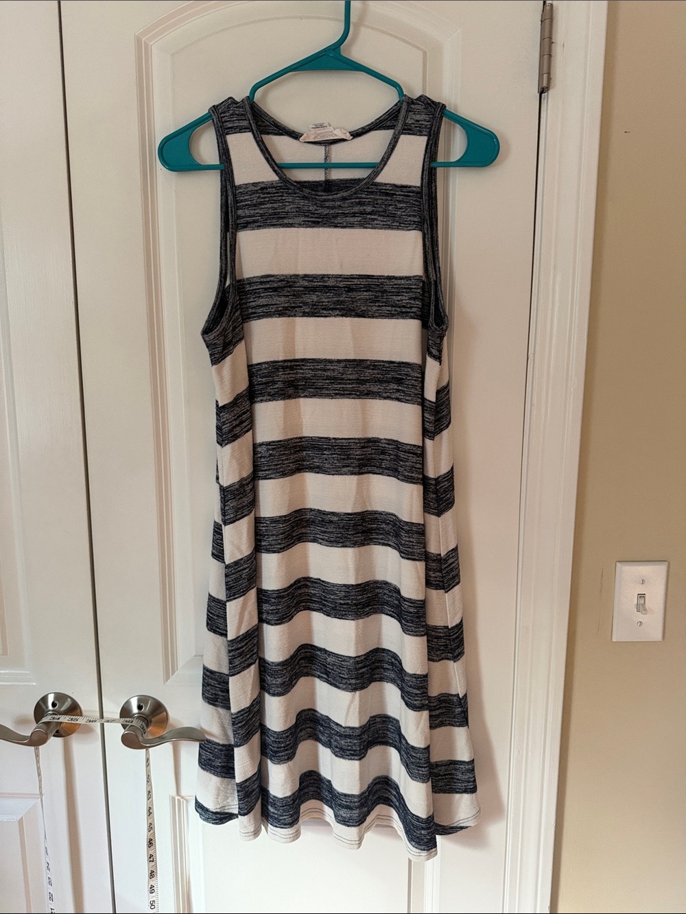 Workshop Republic navy striped dress M/L
